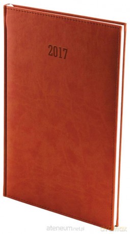 Kalendarz 2017 B5 Tygodniowy Vivella Brąz [KALENDARZ]