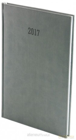 Kalendarz 2017 B5 Tygodniowy Vivella Szary [KALENDARZ]