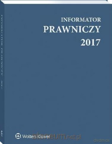 Kalendarz 2017 Informator Prawniczy A5 granatowy [KSIĄŻKA]