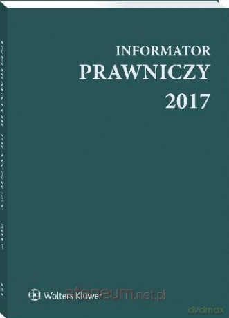 Kalendarz 2017 Informator Prawniczy A5 zielony [KSIĄŻKA]