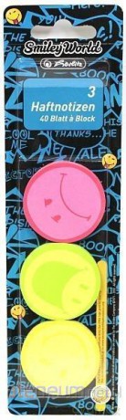 Kartki samoprzylepne 40k Smiley (3 szt)