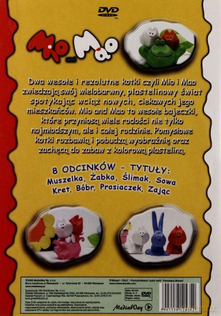 Mio i Mao - żółty: niezwykłe przygody dwóch wesołych kotków [DVD]
