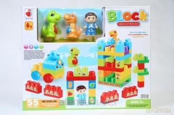 Klocki plastikowe 55 elementów [KLOCKI]