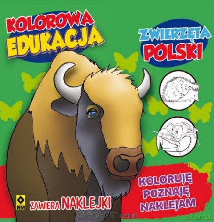 Kolorowa edukacja - Zwierzęta Polski [KSIĄŻKA]