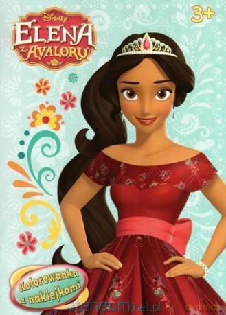 Kolorowanka z naklejkami. Elena z Avaloru [KSIĄŻKA]