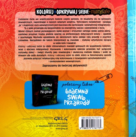 Koloruj i odkrywaj siebie. Mandale [KSIĄŻKA]