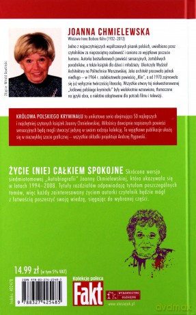 Królowa Polskiego Kryminału cz. 50 Życie (nie) całkiem spokojne - Joanna Chmielewska [KSIĄŻKA]