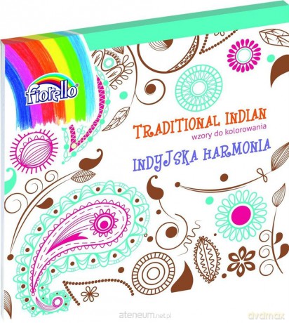 Książka do kolorowania Indyjska Harmonia