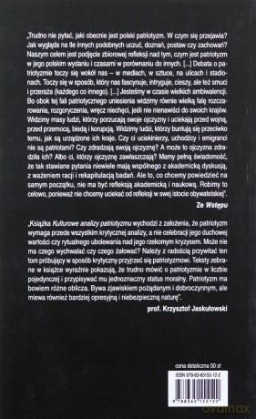 Kulturowe analizy patriotyzmu [KSIĄŻKA]