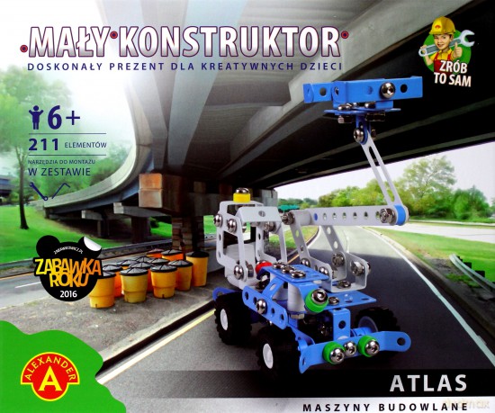 Mały konstruktor. Maszyny budowlane - Atlas