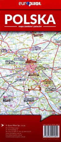 Mapa zamków i pałaców - Polska 1:750 000
