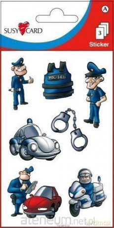 Naklejki A ozdobne Policja