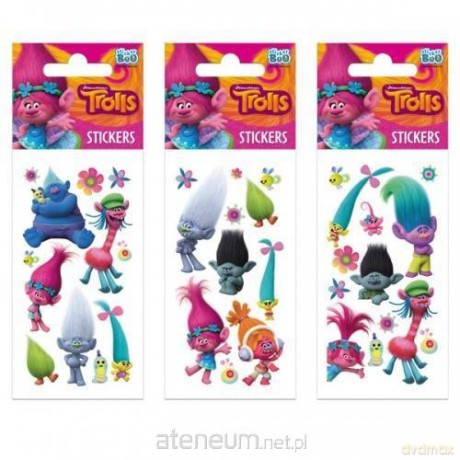 Naklejki Sticker BOO silver Trolls