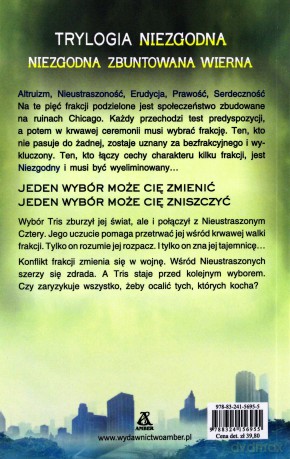 Niezgodna (Tom 2) Zbuntowana - Veronica Roth [KSIĄŻKA]