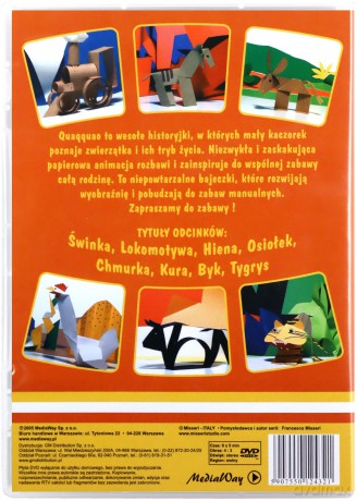 Quaqquao czyli kaczorek poznaje świat - okładka pomarańczowa [DVD]