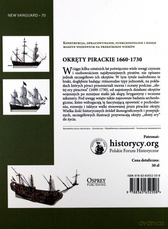 Okręty pirackie 1660-1730 - Angus Konstam [KSIĄŻKA]