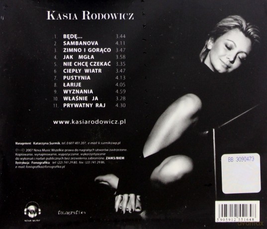 Kasia Rodowicz: S/T (digipack) [CD]
