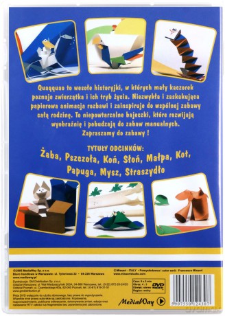 Quaqquao czyli kaczorek poznaje świat - okładka niebieska [DVD]