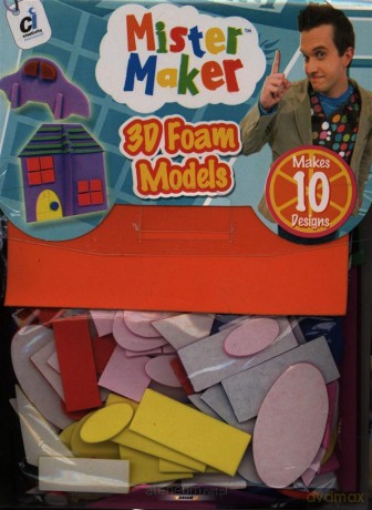 Pan Robótka - Modele 3D z pianki 10 modeli
