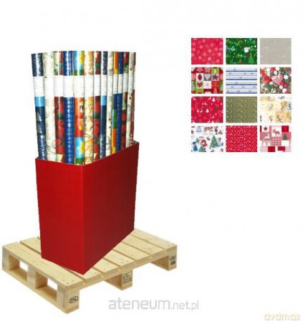 Papier świąteczny w rolce 2/0,7m (60 szt)