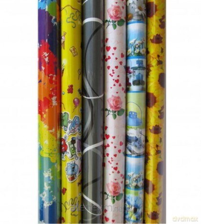 Papier w rolce 2/0,7m mix (60 szt)