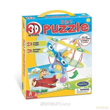PIA SMART 3D 2w1 - Samolot [PUZZLE]