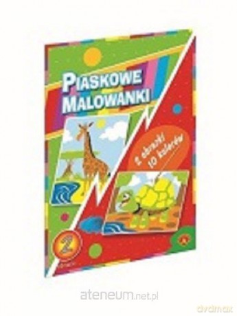 Piaskowe malowanki - żyrafa, żółw