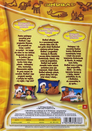 Sindbad: przygoda z Jinem - duchem lampy [DVD]