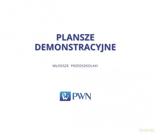 Plansze demonstracyjne. Młodsze przedszkolaki