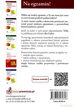 Powszechna historia państwa i prawa w pigułce [KSIĄŻKA]