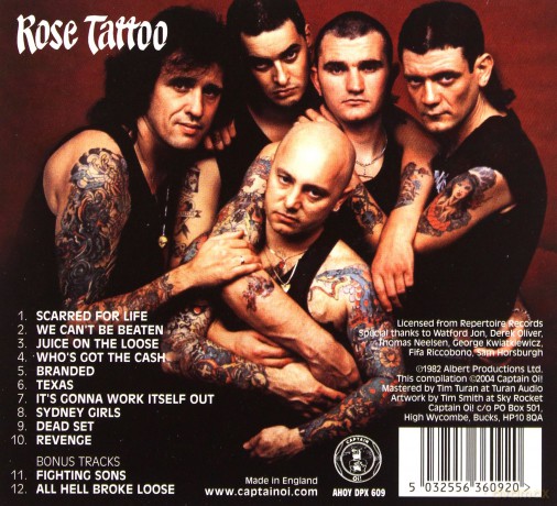 Rose Tattoo: Scared For Life (digipack) [CD]