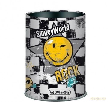 Przybornik metalowy okrągły SmileyWorld