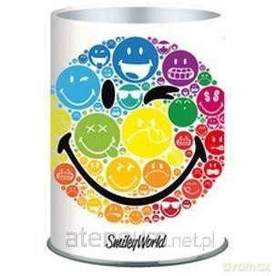 Przybornik metalowy okrągły SmileyWorld Rainbow