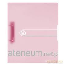 Segregator A4 2,5 cm trans.pastel różowy