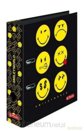 Segregator A4 8 cm SmileyWorld Black