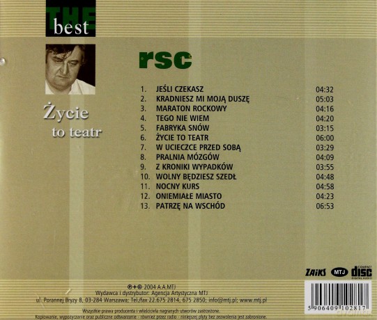 RSC: The Best - Życie to teatr [CD]