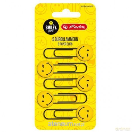 Spinacze SmileyWorld (5 szt)