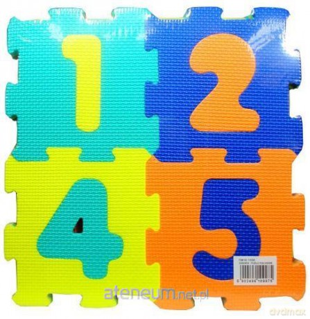 SZARON podłogowe 36 el. Litery i Cyfry [PUZZLE]