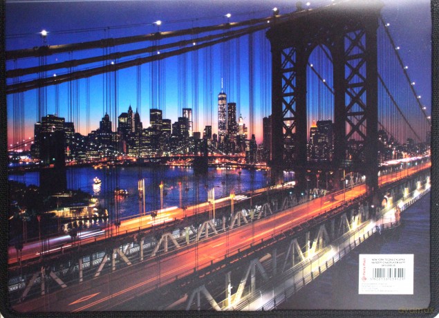 Teczka z klapką na rzepy A4 New York