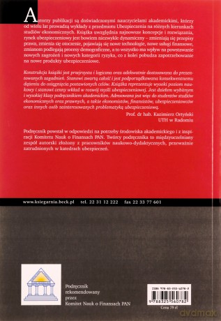Ubezpieczenia - Wanda Ronka-Chmielowiec [KSIĄŻKA]