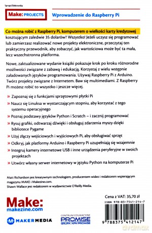 Wprowadzenie do Raspberry Pi - Matt Richardson, Shawn Wallace [KSIĄŻKA]