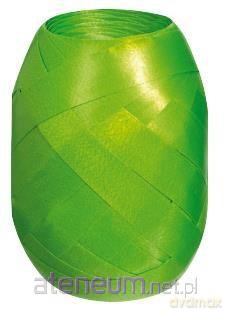 Wstążka kłębuszek 20 m/10 mm matowa zielona