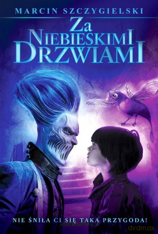 Za niebieskimi drzwiami (okładka filmowa) - Marcin Szczygielski [KSIĄŻKA]