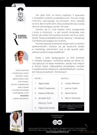 Zasługujesz na sukces! - Kamila Rowińska [KSIĄŻKA]+[2xDVD]