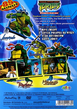 Wojownicze Żółwie Ninja cz.1 Atak gryzonitów [DVD]