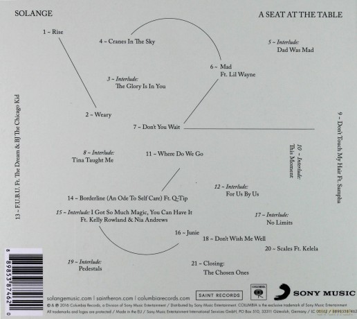 Solange: A Seat at the Table [CD]