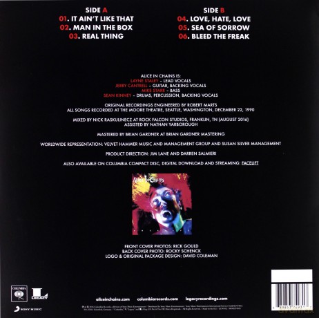 Alice In Chains: Live - Facelift [Winyl]