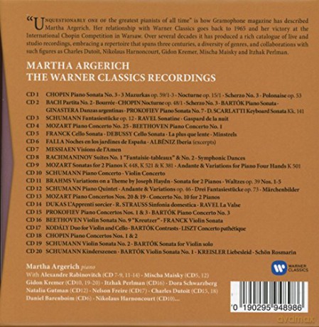 Martha Argerich: Complete Warner Recordings [20CD]