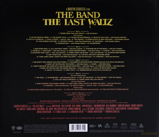 The Band: The Last Waltz [Blu-Ray]+[4CD]