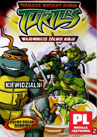 Wojownicze Żółwie Ninja cz.2 Niewidzialni [DVD]